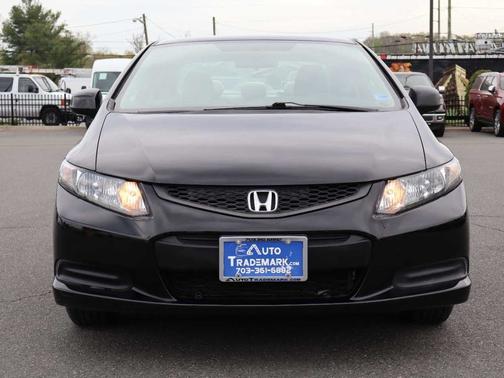 Crystal Black Pearl 2013 Honda Civic 2dr Auto LX