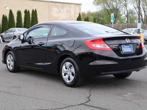 Crystal Black Pearl 2013 Honda Civic 2dr Auto LX