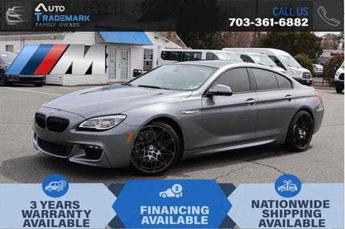 2017 BMW 650 650I GRAN COUPE 4 DOOR COUPE 4.4L V8 TWIN TUR