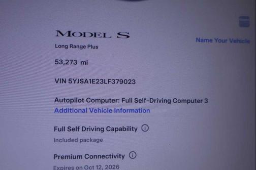 2020 Tesla Model S Long Range Plus