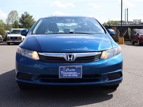Dyno Blue Pearl 2012 Honda Civic 4dr Auto EX-L