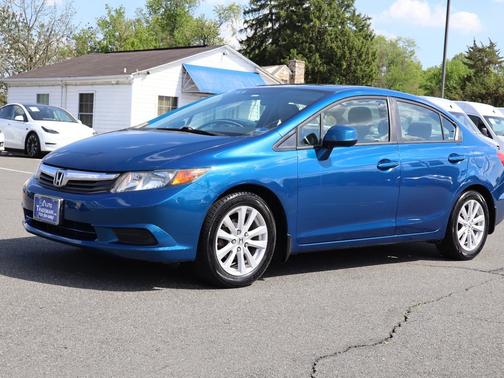 Dyno Blue Pearl 2012 Honda Civic 4dr Auto EX-L
