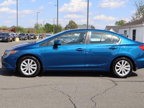 Dyno Blue Pearl 2012 Honda Civic 4dr Auto EX-L