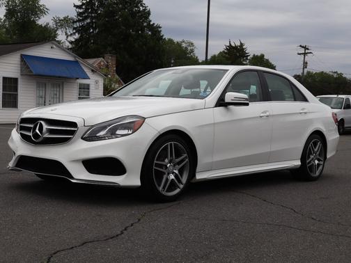 Polar White 2014 Mercedes-Benz E-Class 4dr Sdn E 350 Sport 4MATIC