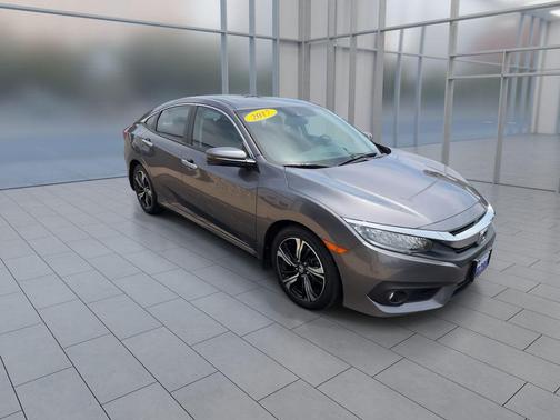 Modern Steel Metallic 2017 Honda Civic Touring