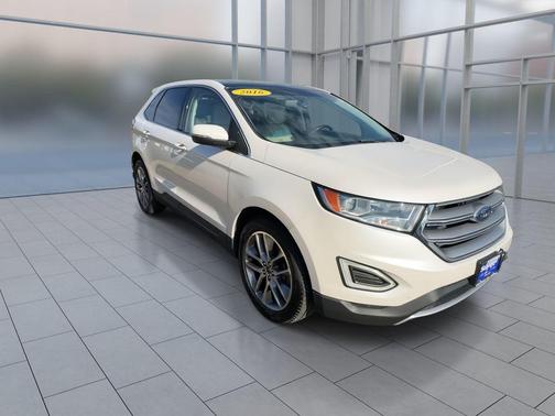 WHITE PLATINUM MET TRI-COAT 2016 Ford Edge Titanium