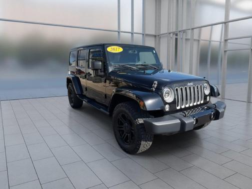 Black 2017 Jeep Wrangler Unlimited Sahara