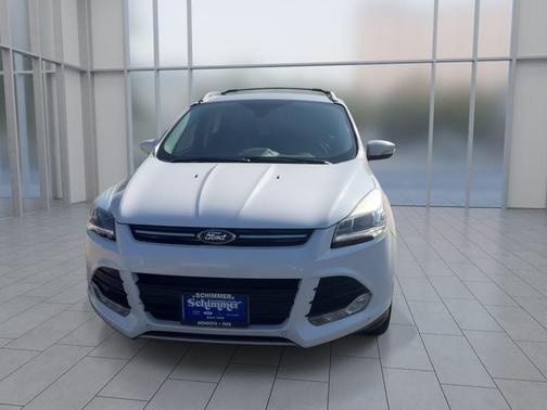 White Platinum Tricoat 2014 Ford Escape Titanium