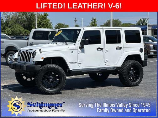 Bright White 2018 Jeep Wrangler JK Unlimited Sahara