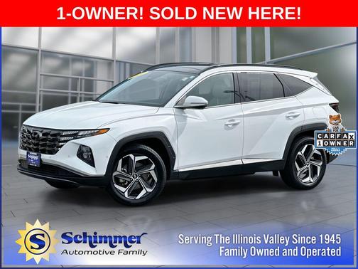 White Pearl 2024 Hyundai TUCSON Limited
