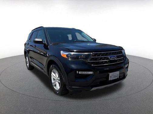 Agate Black Metallic 2023 Ford Explorer XLT