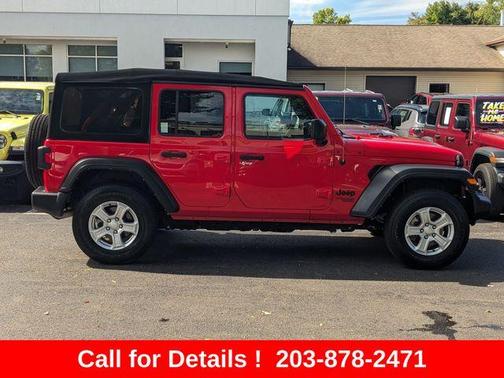 Firecracker Red Clearcoat 2021 Jeep Wrangler Unlimited Sport