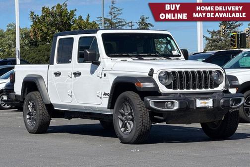 Bright White Clearcoat 2025 Jeep Gladiator Sport S
