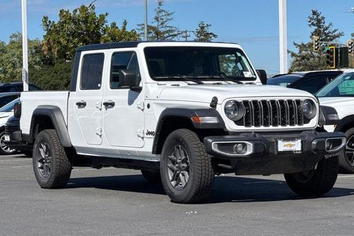 Bright White Clearcoat 2025 Jeep Gladiator Sport S