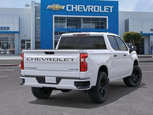 Summit White 2026 Chevrolet Silverado 1500 Custom
