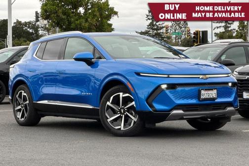 Riptide Blue Metallic 2025 Chevrolet Equinox EV LT