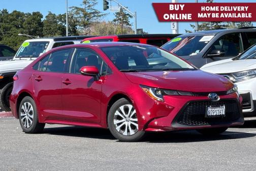 Ruby Flare Pearl 2022 Toyota Corolla Hybrid LE