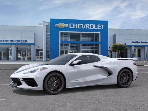 Arctic White 2026 Chevrolet Corvette Stingray w/3LT