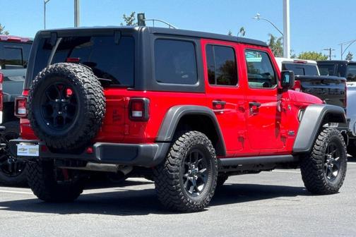 Firecracker Red Clearcoat 2025 Jeep Wrangler 4xe Willys