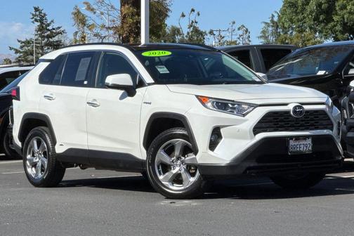 Blizzard Pearl 2020 Toyota RAV4 Hybrid Limited