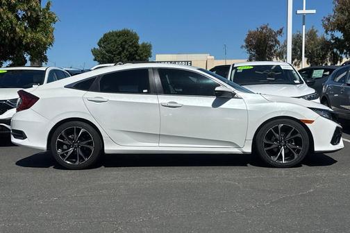 Platinum White Pearl 2021 Honda Civic Sport