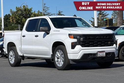 Summit White 2022 Chevrolet Silverado 1500 Custom