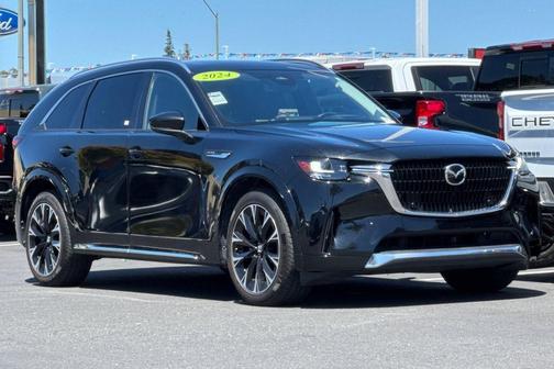 Jet Black Mica 2024 Mazda CX-90 3.3 Turbo S