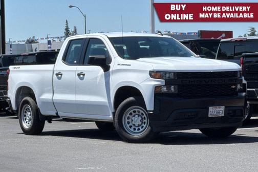 Summit White 2021 Chevrolet Silverado 1500 WT