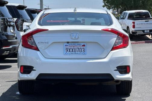 White Orchid Pearl 2018 Honda Civic EX