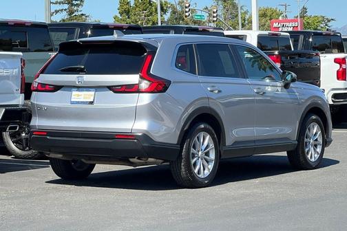 Lunar Silver Metallic 2024 Honda CR-V EX AWD
