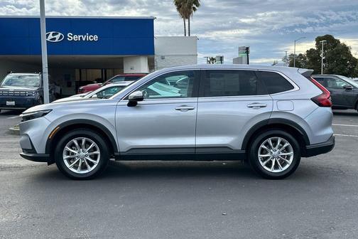 Lunar Silver Metallic 2024 Honda CR-V EX AWD