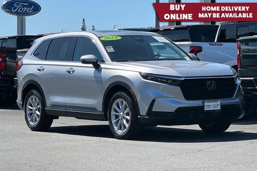 Lunar Silver Metallic 2024 Honda CR-V EX AWD