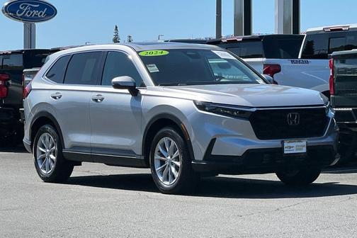 Lunar Silver Metallic 2024 Honda CR-V EX AWD