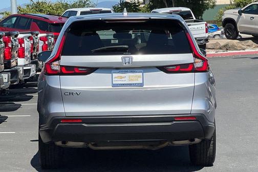 Lunar Silver Metallic 2024 Honda CR-V EX AWD