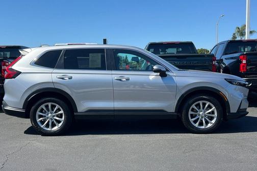 Lunar Silver Metallic 2024 Honda CR-V EX AWD