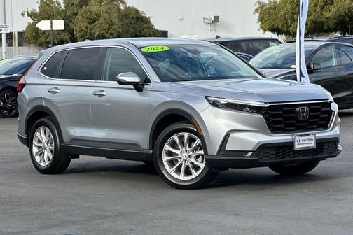 Lunar Silver Metallic 2024 Honda CR-V EX AWD