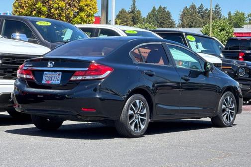 Crystal Black Pearl 2013 Honda Civic EX