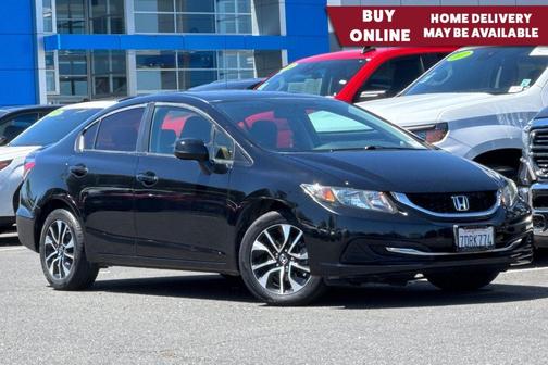 Crystal Black Pearl 2013 Honda Civic EX