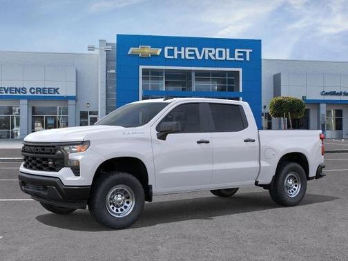 Summit White 2026 Chevrolet Silverado 1500 WT