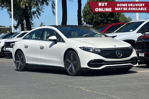 Polar White 2022 Mercedes-Benz EQS 450+ 4MATIC