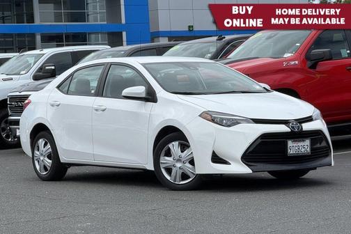 Super White 2019 Toyota Corolla LE