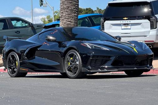 Black 2022 Chevrolet Corvette Stingray w/3LT
