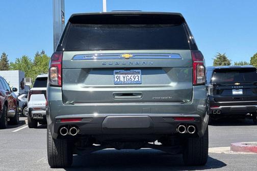 Silver Sage Metallic 2024 Chevrolet Suburban Premier