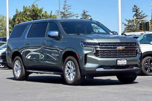 Silver Sage Metallic 2024 Chevrolet Suburban Premier