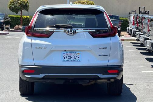 Platinum White Pearl 2021 Honda CR-V Hybrid EX