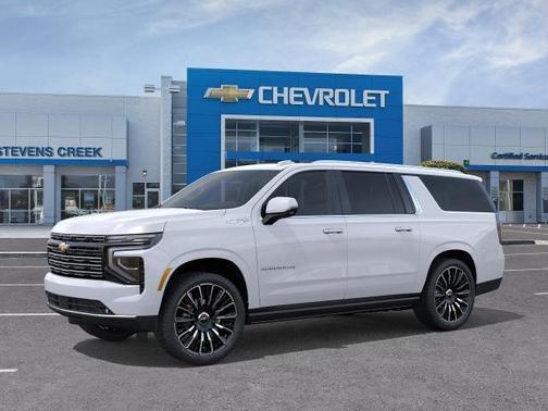Polar White Tricoat 2026 Chevrolet Suburban High Country, 4WD