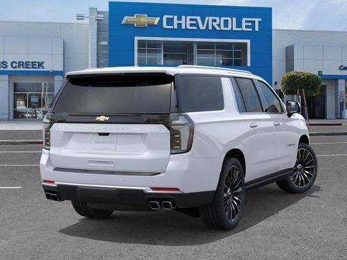 Polar White Tricoat 2026 Chevrolet Suburban High Country, 4WD