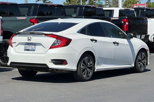 White Orchid Pearl 2018 Honda Civic EX-T