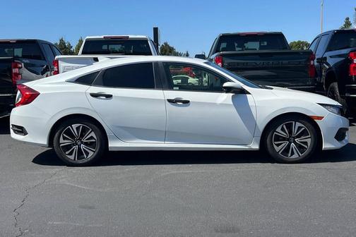 White Orchid Pearl 2018 Honda Civic EX-T