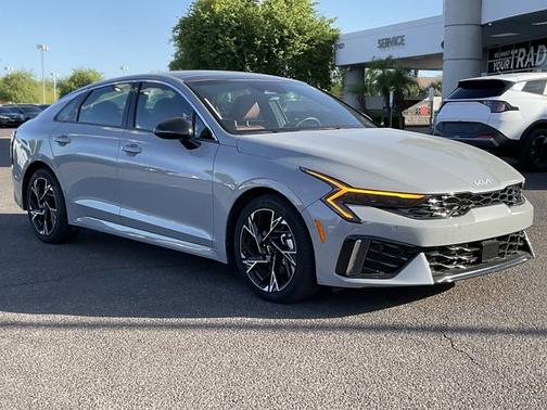 Wolf Gray 2025 Kia K5 GT-Line